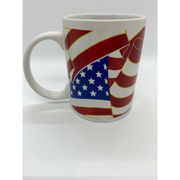USA Flag True Colors MUG 1998 Tom Simms for Westwood 1998 Patriotic 1998 - Picture 2 of 6